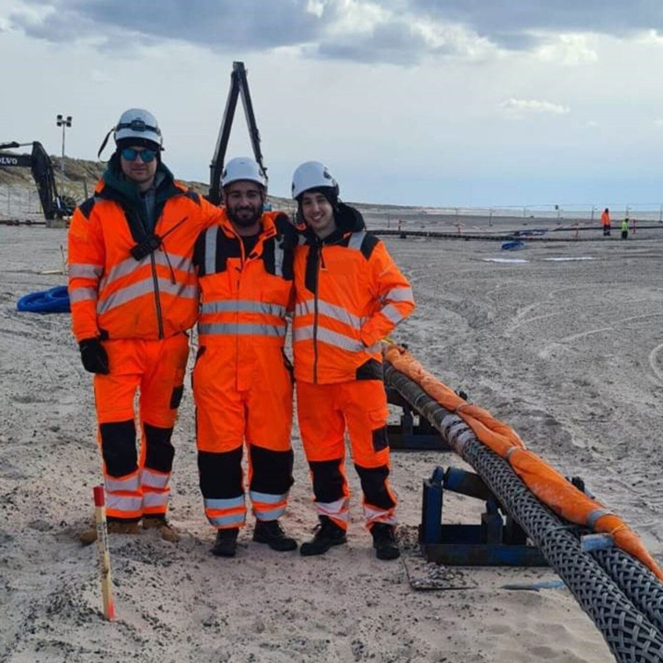 Tadek supports a Viking Link Project